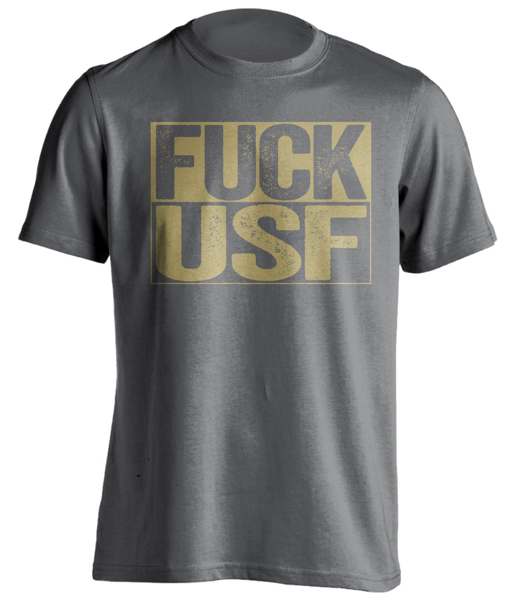 fuck usf uncensored grey shirt for ucf knights fans
