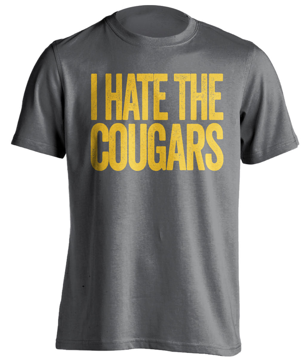 i hate the cougars grey shirt cal golden bears 