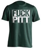 fuck pitt msu michigan state spartans green shirt uncensored