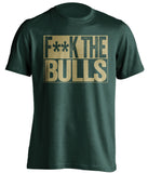 fuck the bulls censored green shirt milwaukee bucks fan