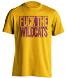 fuck the wildcats iowa state cyclones tshirt
