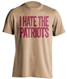 i hate the new england patriots san francisco niners tshirt