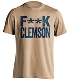 FUCK CLEMSON - Notre Dame Fighting Irish Fan T-Shirt - Text Design - Beef Shirts