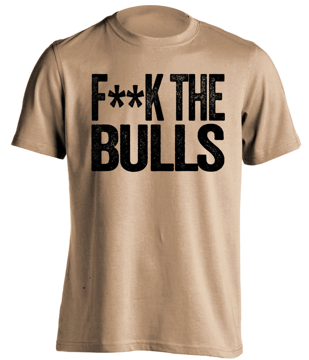 fuck the bulls censored old gold tshirt for ucf knights fans
