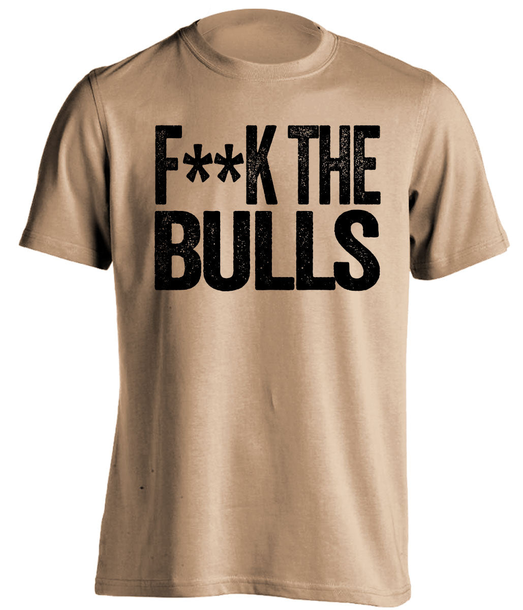 fuck the bulls censored old gold tshirt for ucf knights fans
