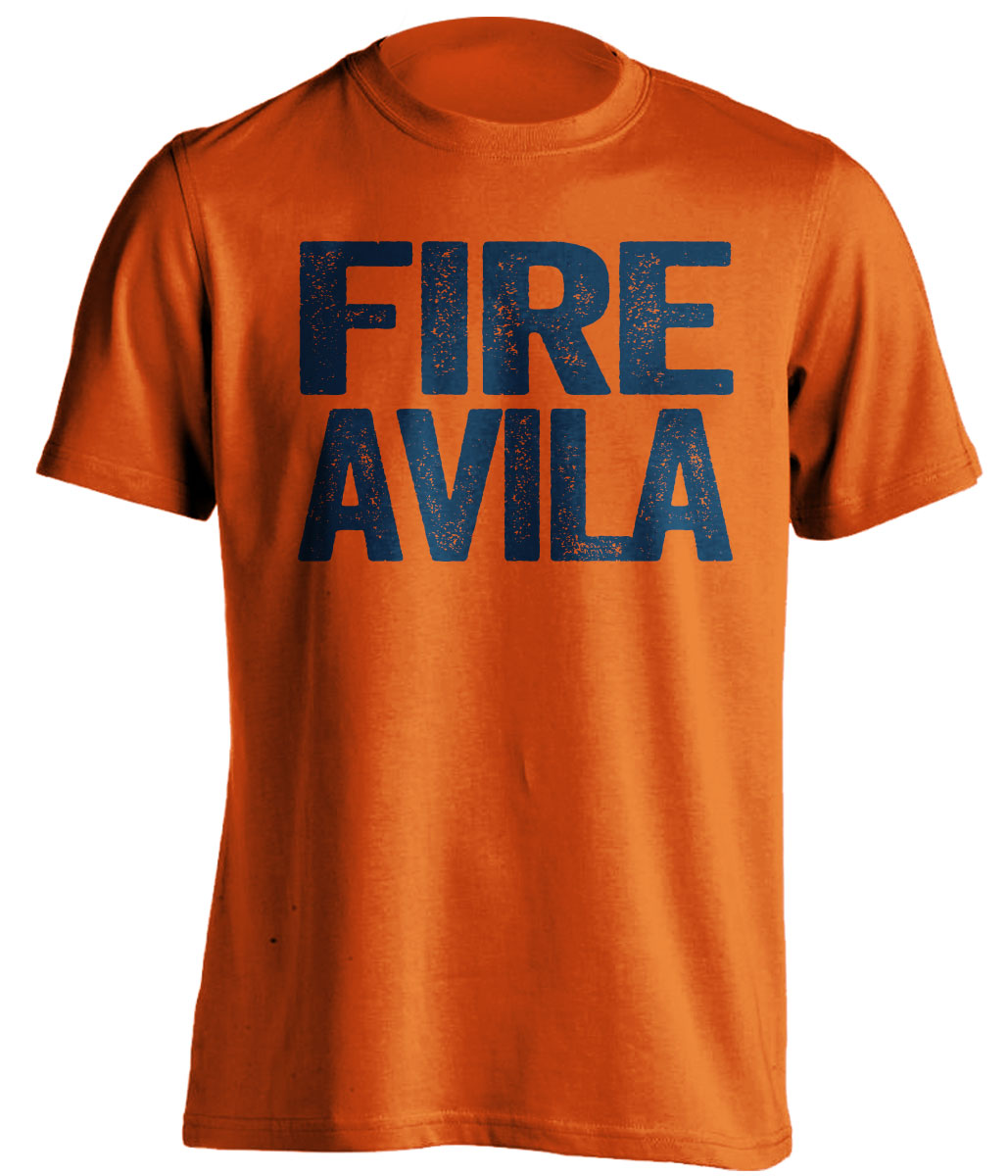 fire al avila detroit tigers hater orange tshirt