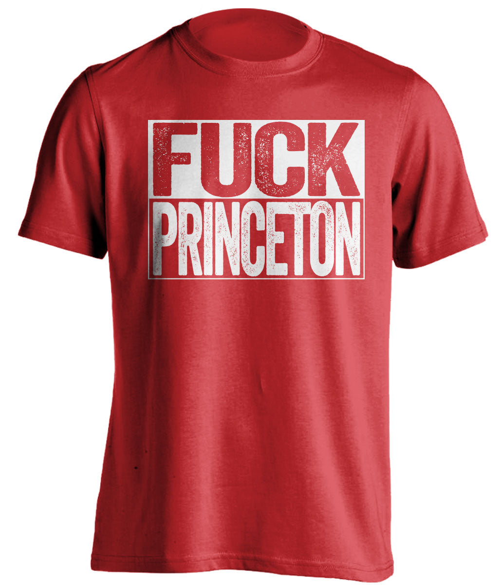 fuck princeton uncensored red shirt for rutgers fans