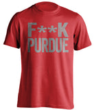 fuck purdue osu buckeyes red shirt censored