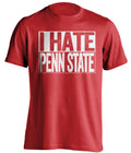 i hate penn state red shirt for rutgers fans