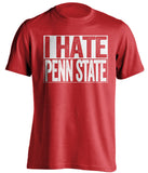 i hate penn state red shirt for rutgers fans