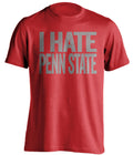 penn state haters red shirt osu buckeyes 