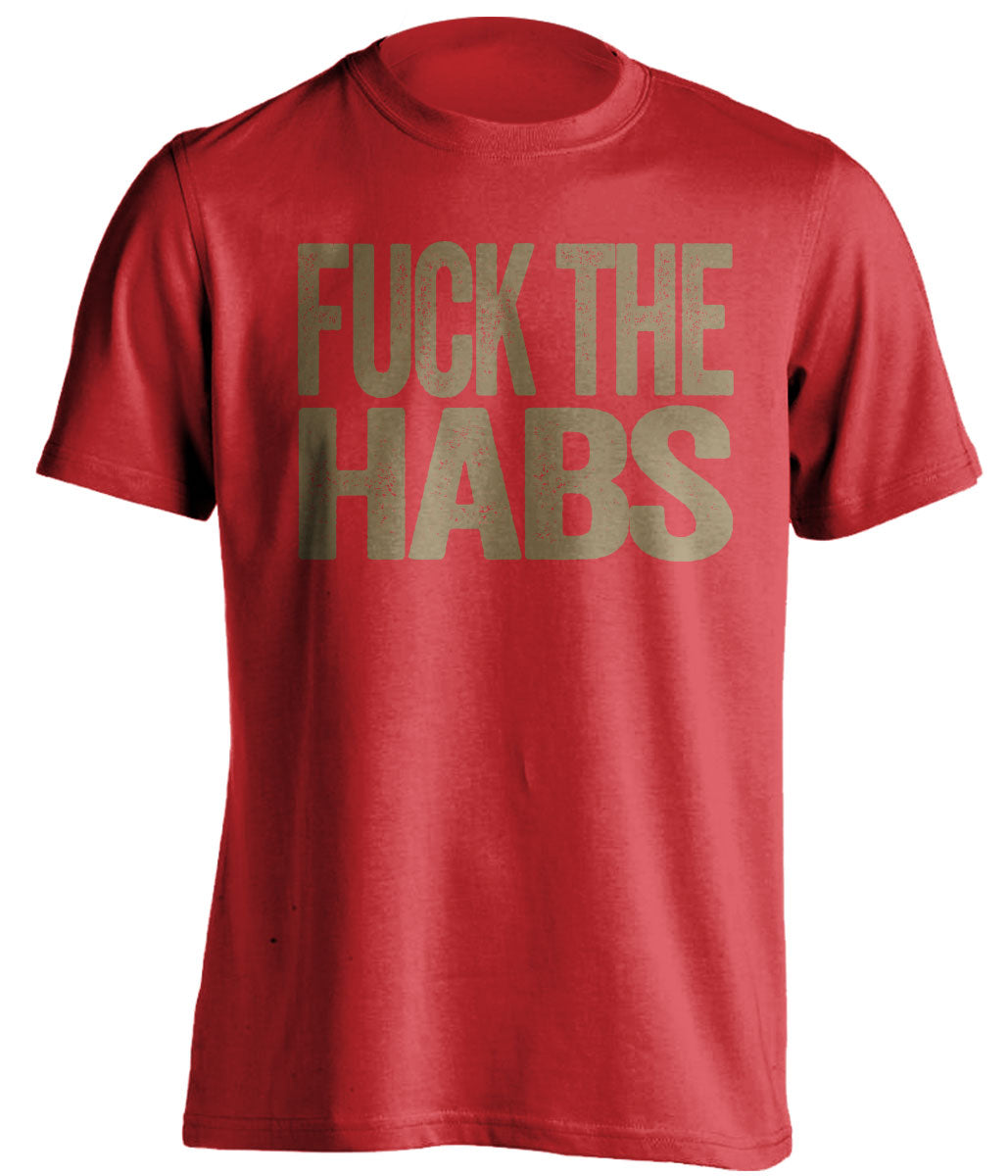 fuck the habs ottawa fan red shirt uncensored