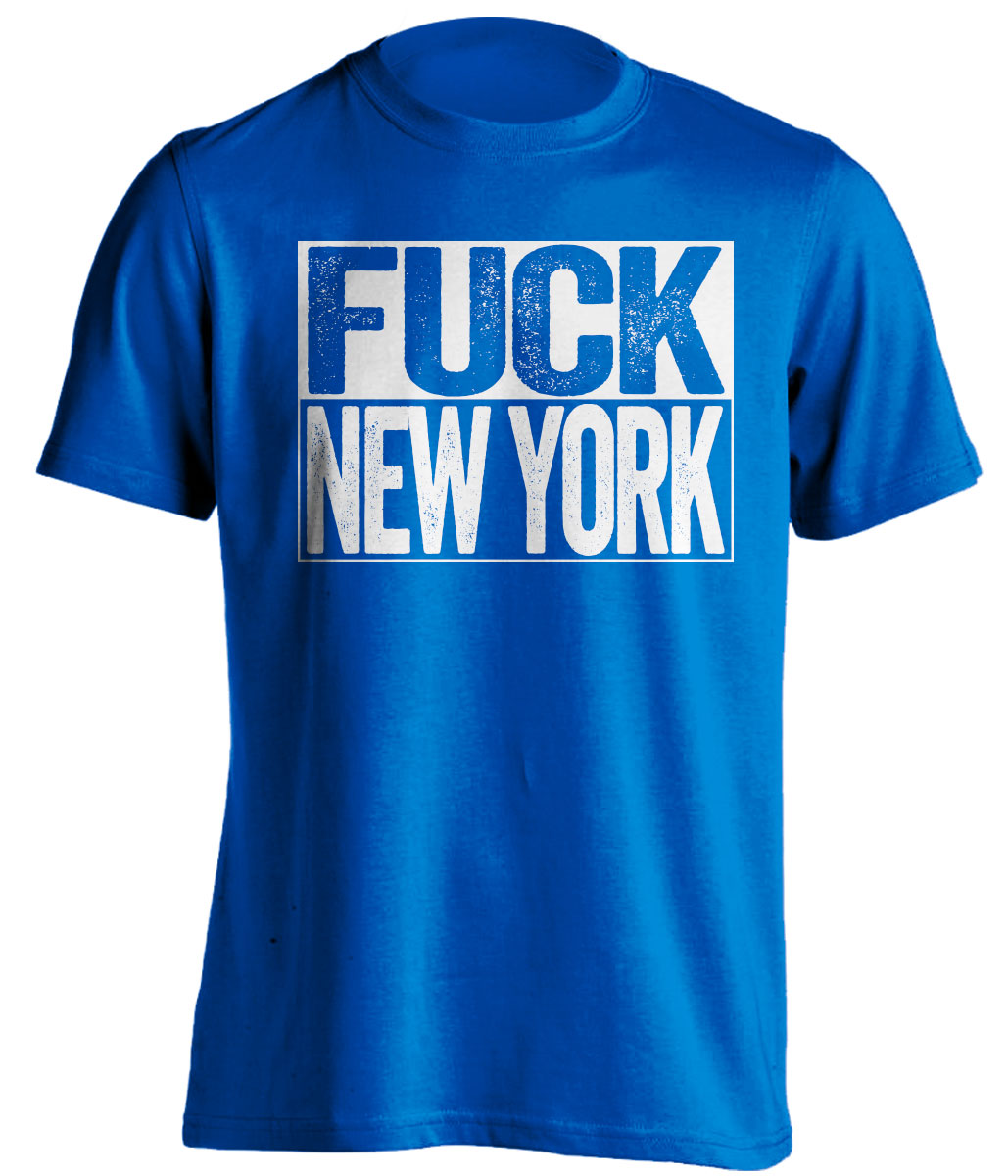 fuck new york dodgers jays fan blue shirt uncensored