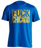 fuck chicago blackhawks st louis blues blue shirt uncensored