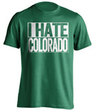 i hate colorado avs dallas stars green shirt