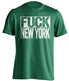 fuck new york philadelphia eagles fan green shirt uncensored