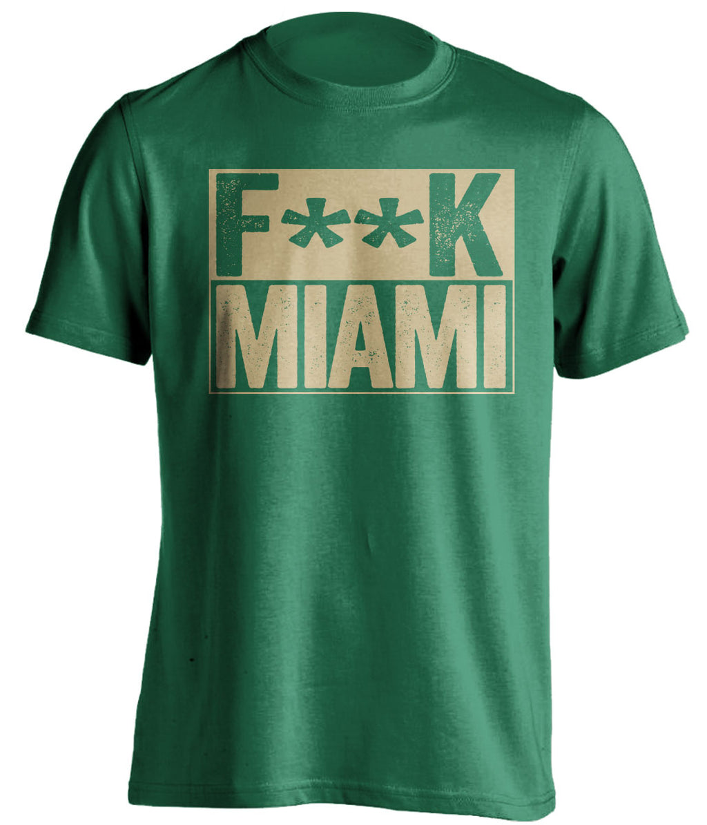 fucking hate miami usf football shirt