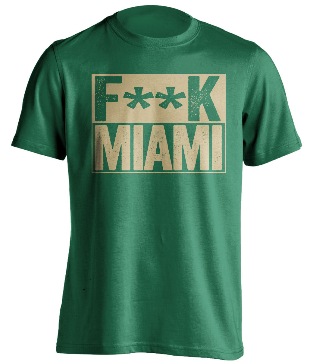 fucking hate miami usf football shirt