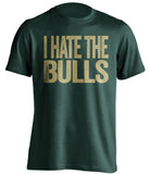 i hate the bulls green tshirt milwaukee bucks fan