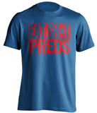 eat shit preds rangers blue and red shirt censored