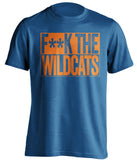 fuck the wildcats gators fan blue censored shirt