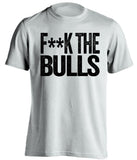 fuck the bulls censored white tshirt for ucf knights fans