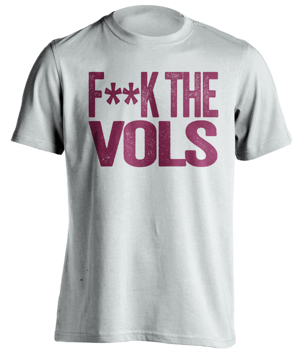 fuck the vols bama white and red shirt censored