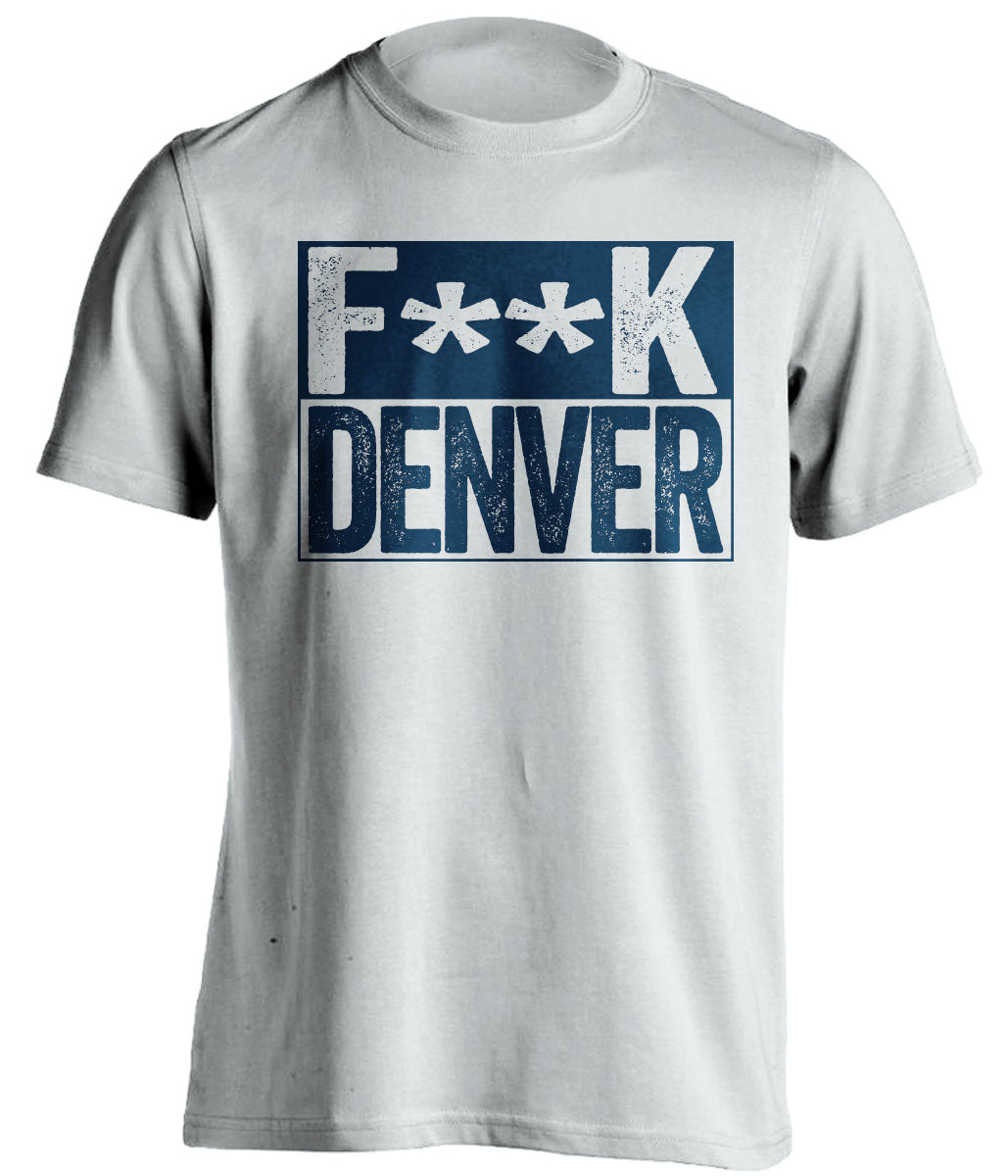 fuck denver broncos dallas cowboys white shirt censored