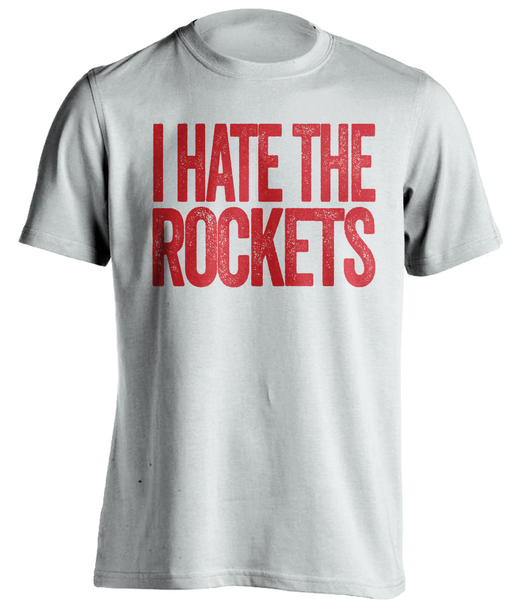 i hate the rockets portland blazers fan white tshirt