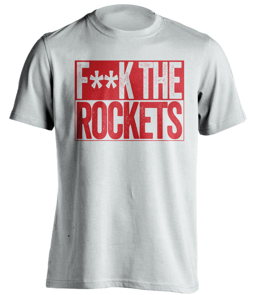 fuck the rockets portland blazers white shirt censored