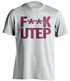 fuck utep nmsu fan white shirt censored