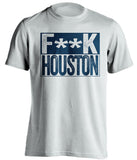 fuck houston texans dallas cowboys white shirt censored