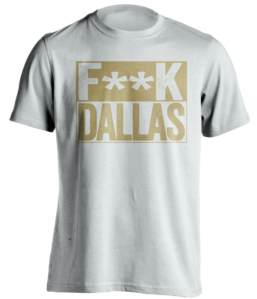 fuck dallas cowboys new orleans saints white shirt censored