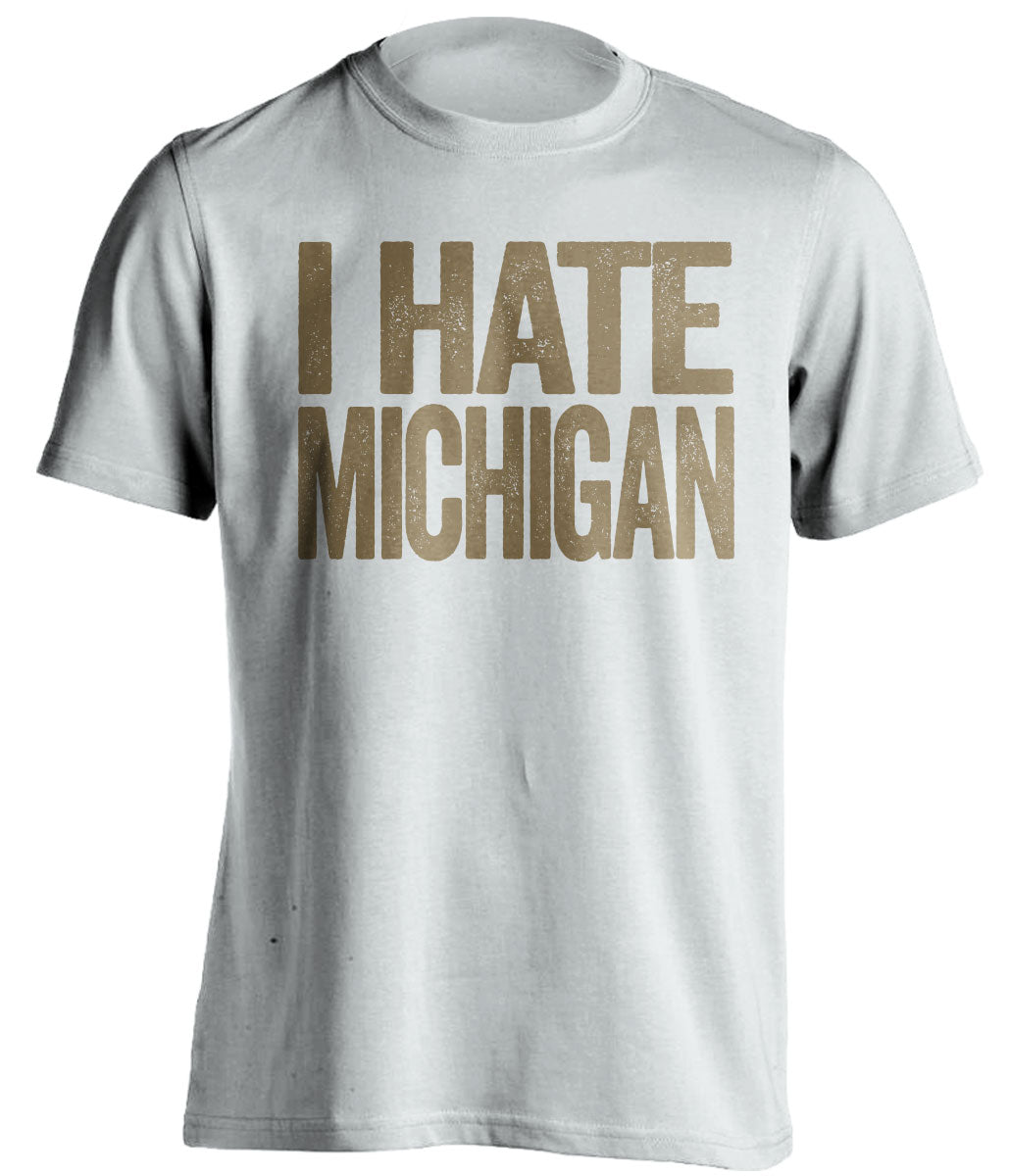 notre dame fighting irish white shirt hate michigan