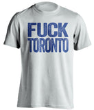 fuck toronto leafs buffalo sabres whtie tshirt uncensored