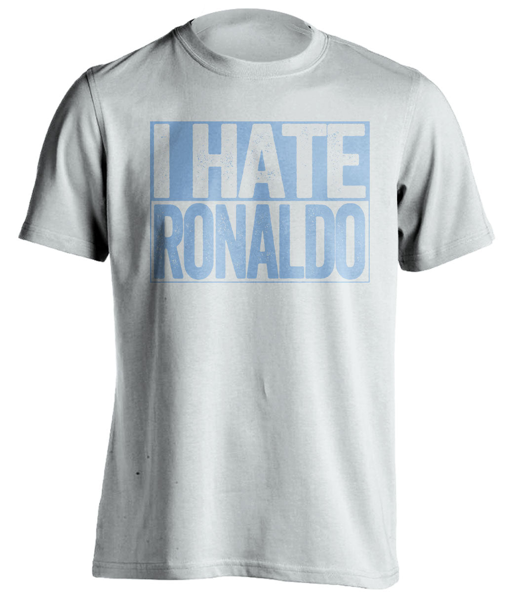 i hate ronaldo white shirt for man city fans