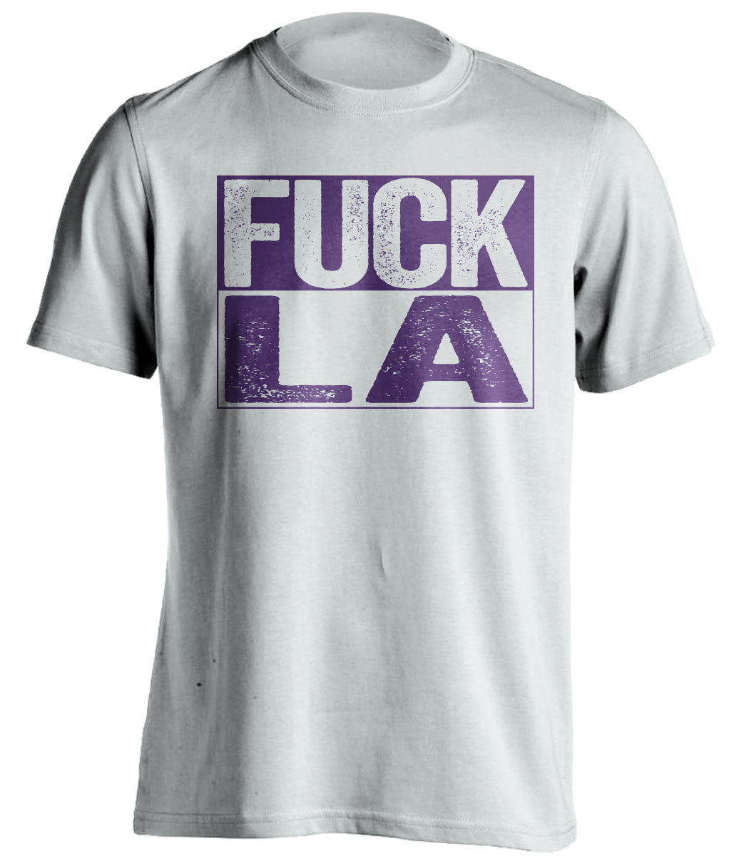 fuck la lakers clippers sacramento kings white shirt uncensored
