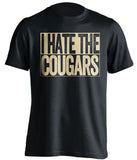 I Hate The Cougars Washington Huskies black TShirt