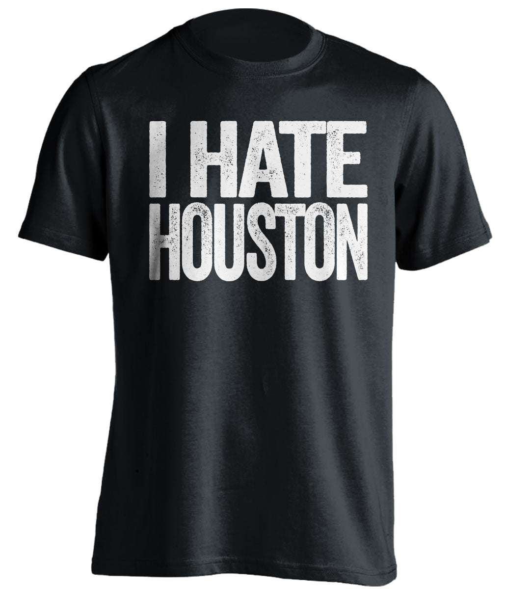 i hate houston astros new york city black tshirt