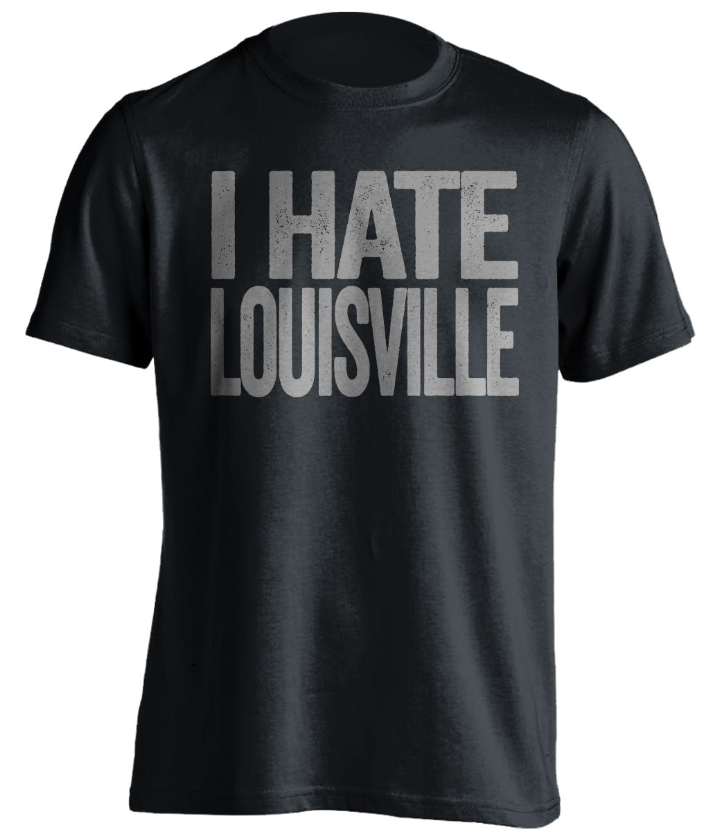 i hate louisville tshirt black and grey memphis fan