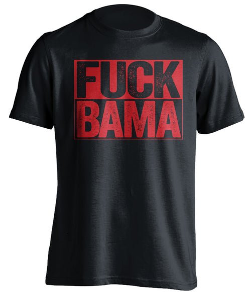 georgia bulldogs black shirt says fuck bama uncensored