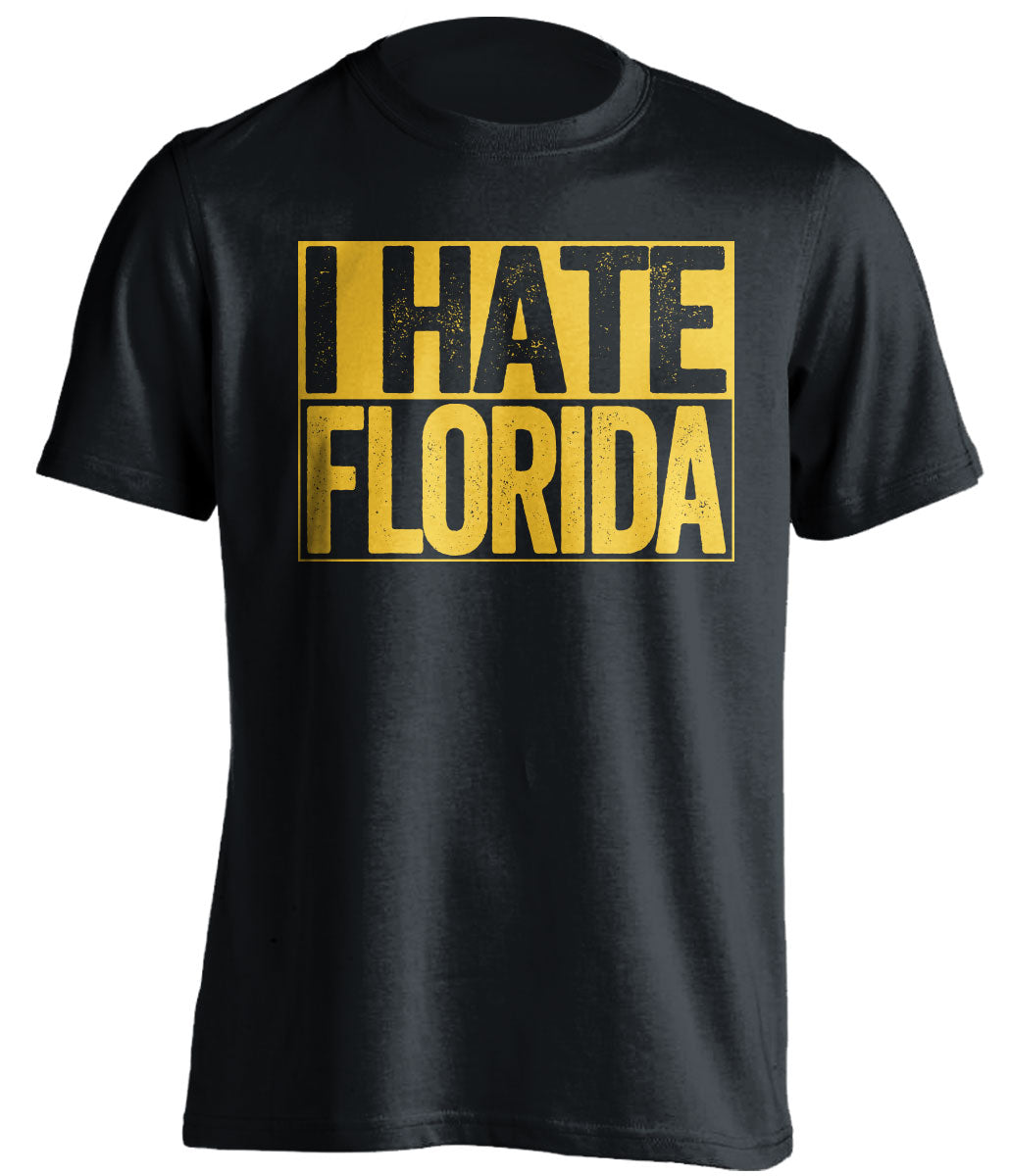 i hate florida black shirt lsu tigers fan