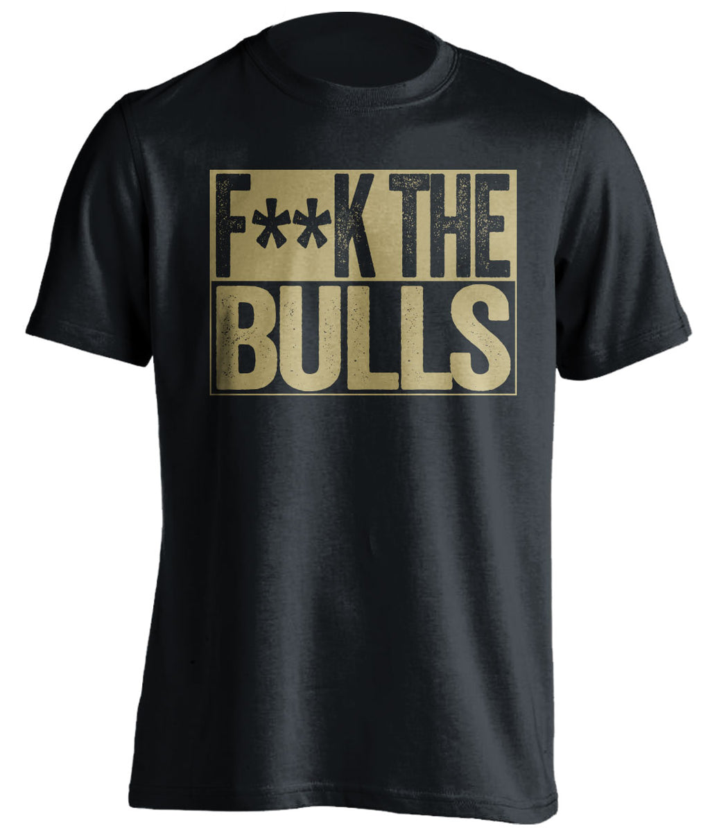 fuck the bulls censored black shirt milwaukee bucks fan