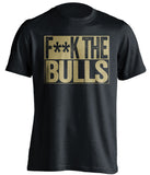 fuck the bulls censored black shirt milwaukee bucks fan