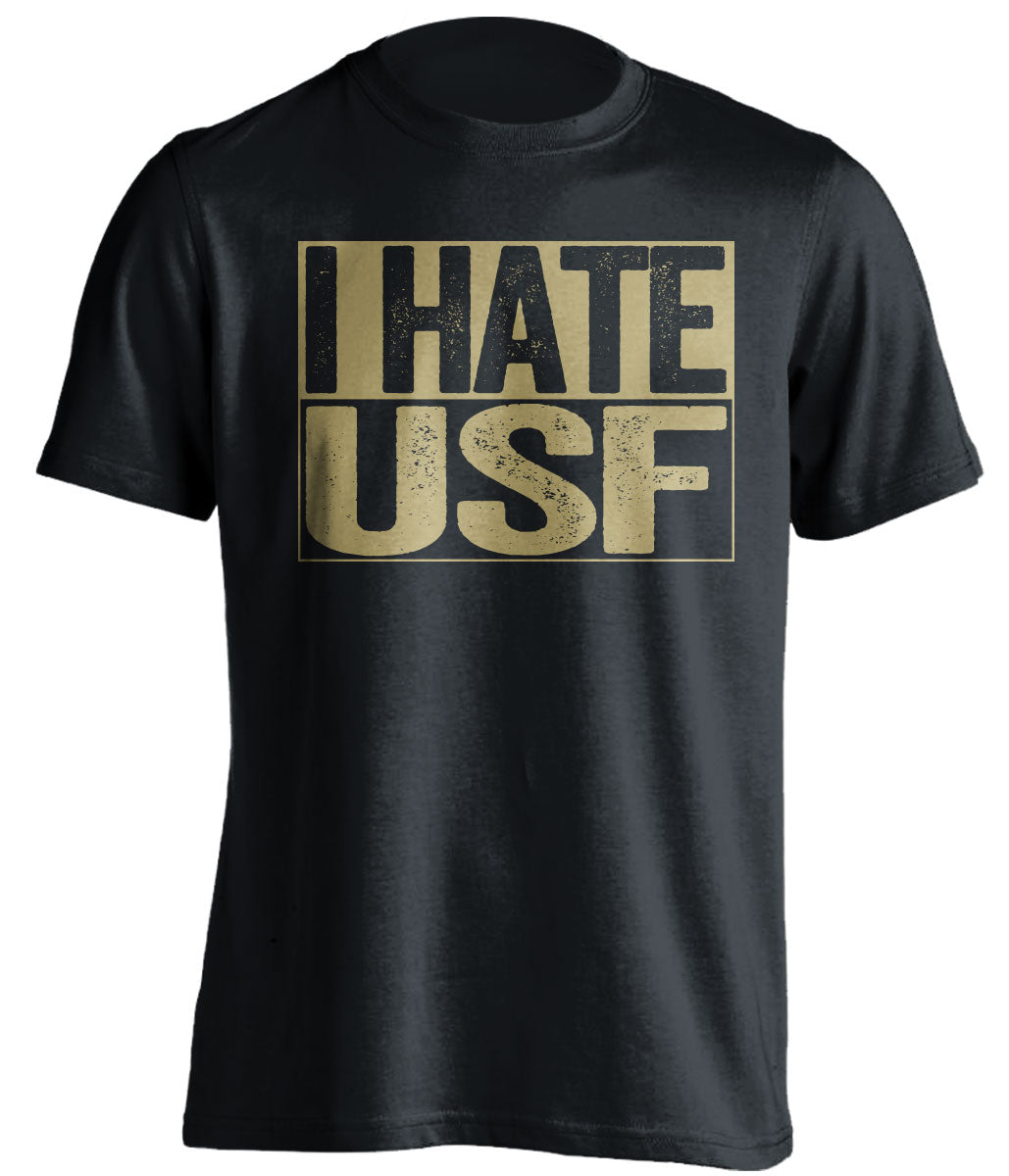 i hate usf black shirt for ucf knights fans