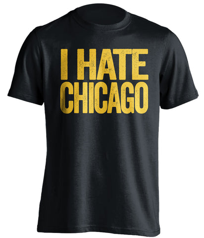 i hate chicago fire columbus crew black tshirt