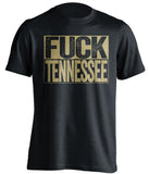 fuck tennessee vols vandy vanderbilt commodores black shirt uncensored