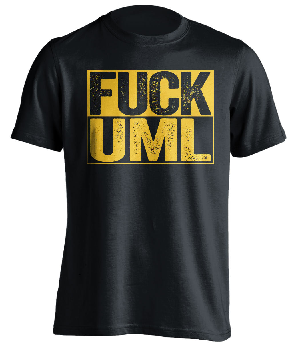 fuck uml lowell merrimack warriors black shirt uncensored
