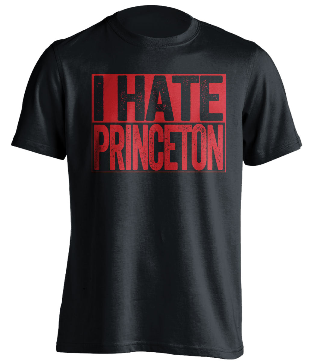 i hate princeton black shirt for rutgers fans