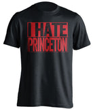 i hate princeton black shirt for rutgers fans